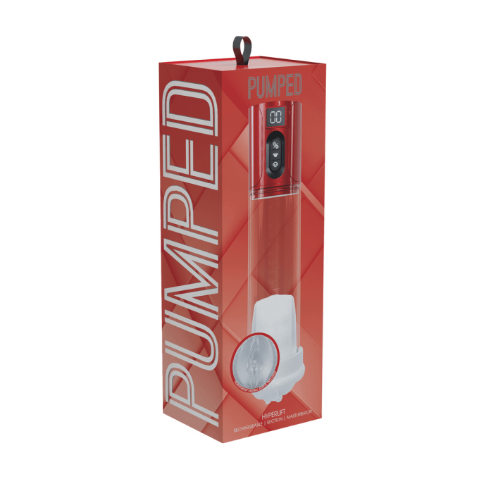 Pompe à pénis Hyperlift 22 x 7 cm Rouge