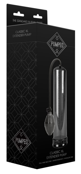 Pompe pour pénis Classic XL 30 x 6.5 cm Noire