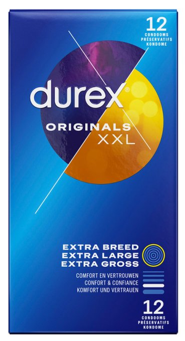 Préservatifs Durex Originals XXL x12