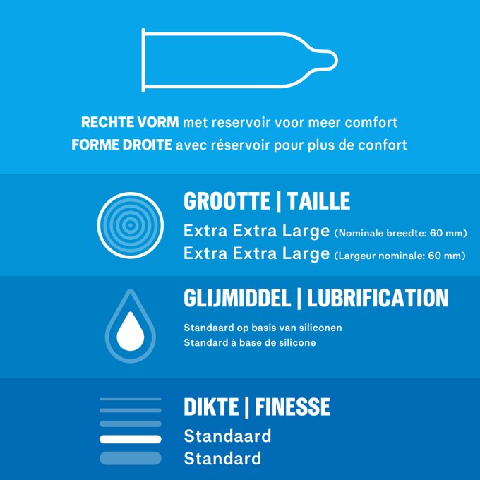 Préservatifs Durex Originals XXL x12