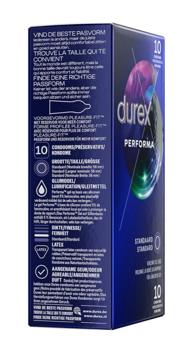 Préservatifs Durex Performa x10