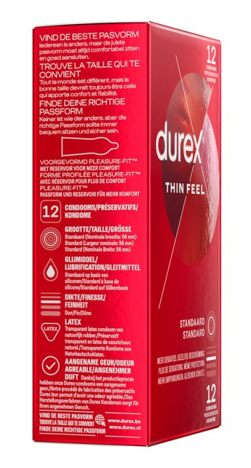 Préservatifs Durex Thin Feel x12