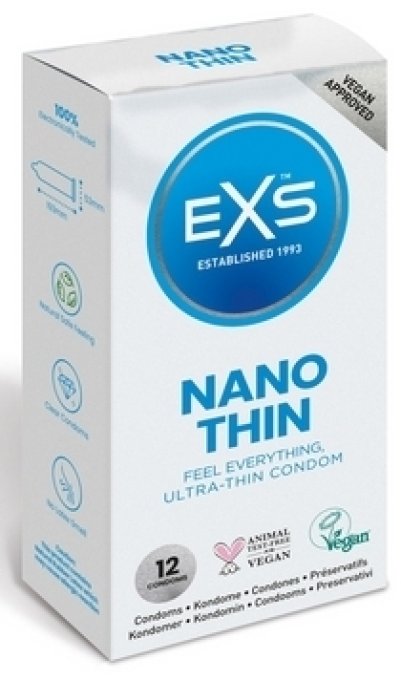 Préservatifs fins Nano Thin x12