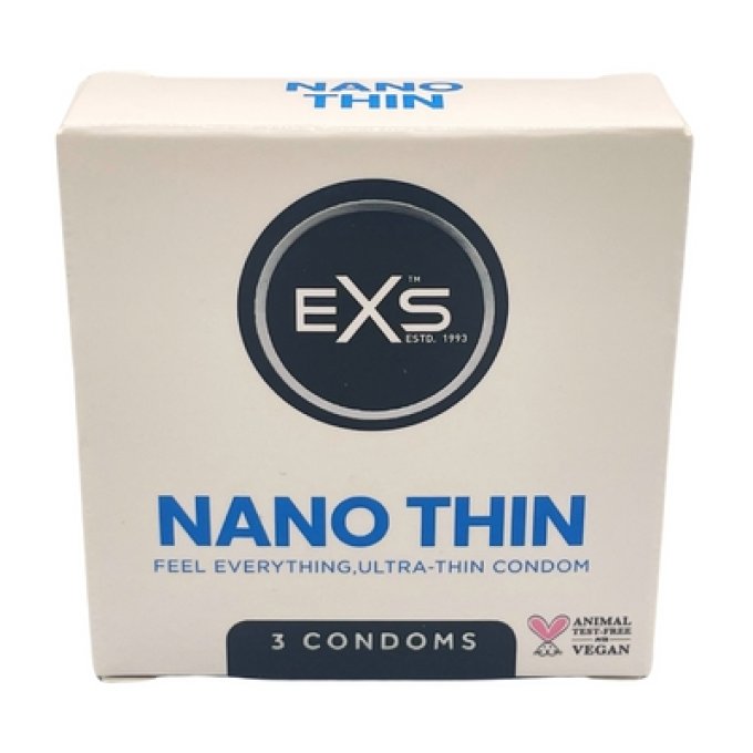 Préservatifs fins Nano Thin x3