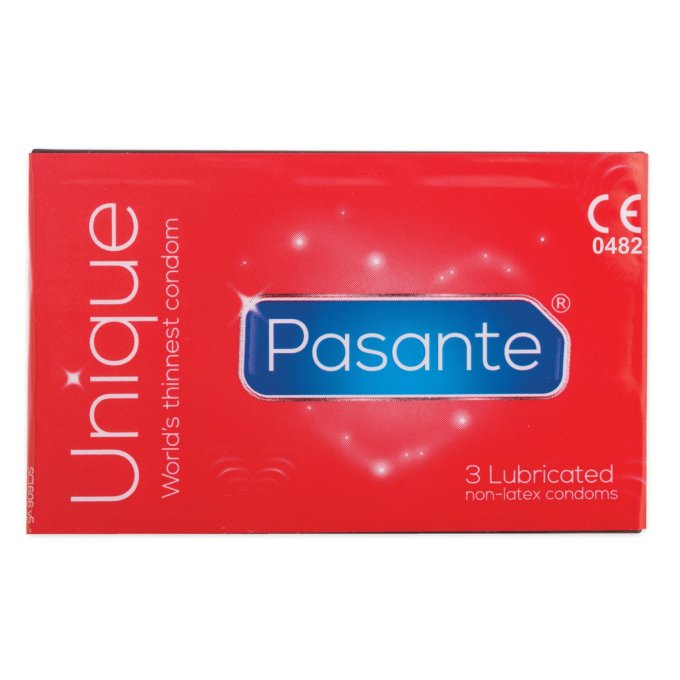 Préservatifs sans latex PASANTE x3