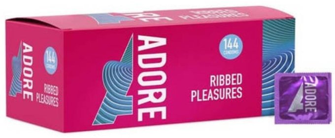 Préservatifs Texturés Adore x144
