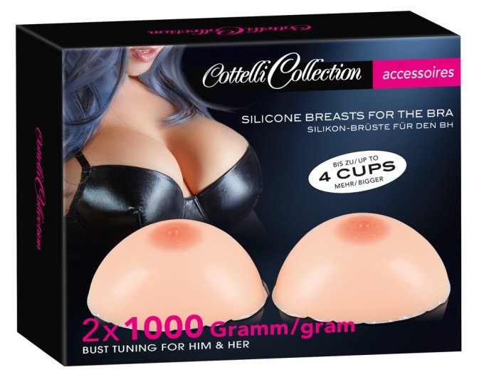 Prothèses Seins en silicone 2 x 1000g