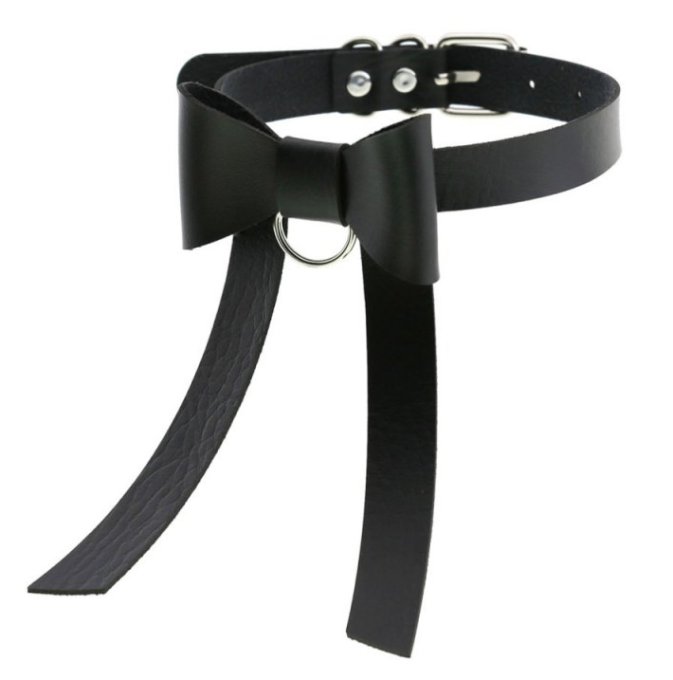 Ras de cou Bow Night Noir