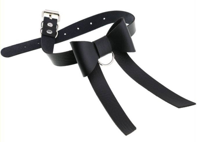 Ras de cou Bow Night Noir