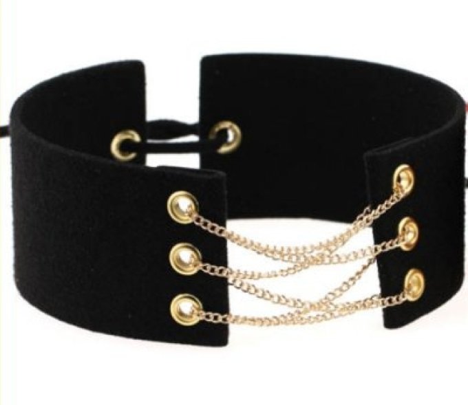 Ras de cou Coral Noir