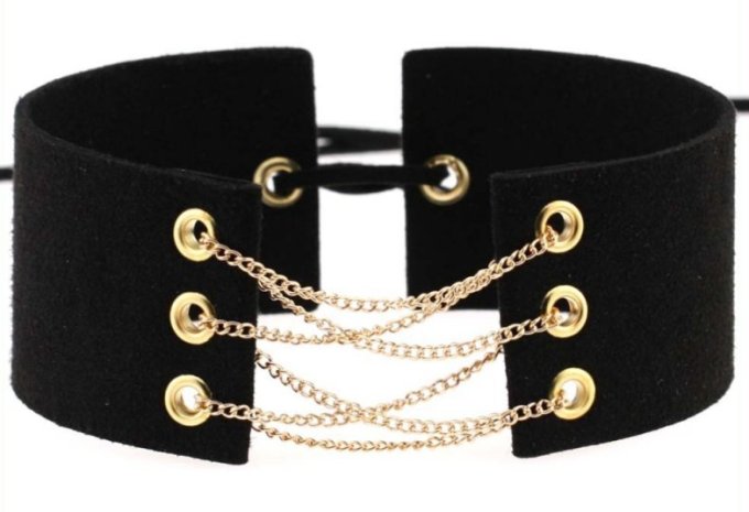 Ras de cou Coral Noir