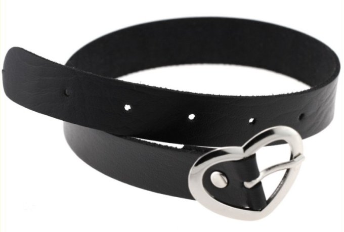 Ras de cou Heart Attach Noir