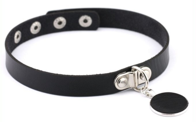 Ras de cou Round Moon Noir