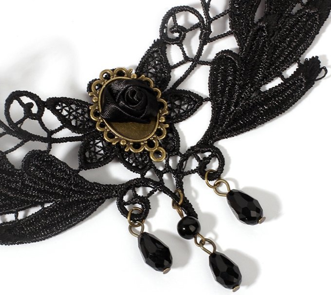 Ras de cou Victoria Noir