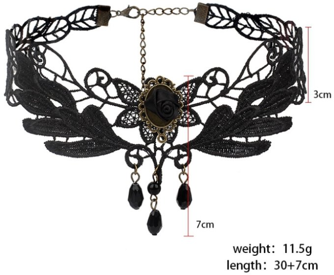 Ras de cou Victoria Noir