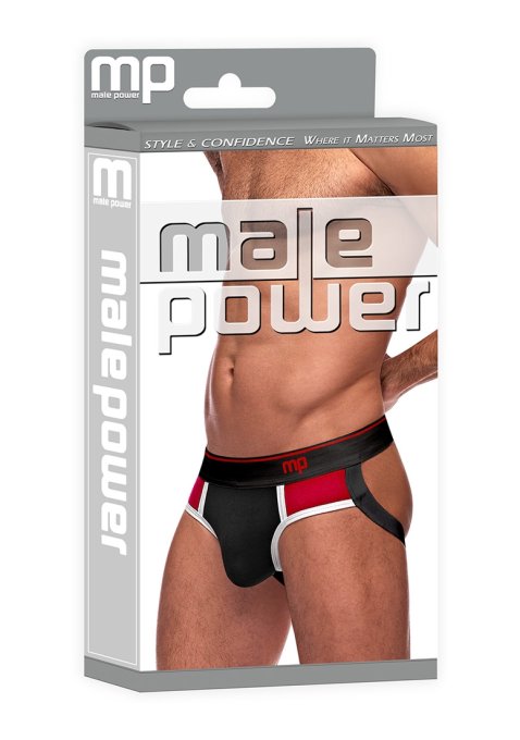 Jockstrap RETRO SPORT Noir-Rouge