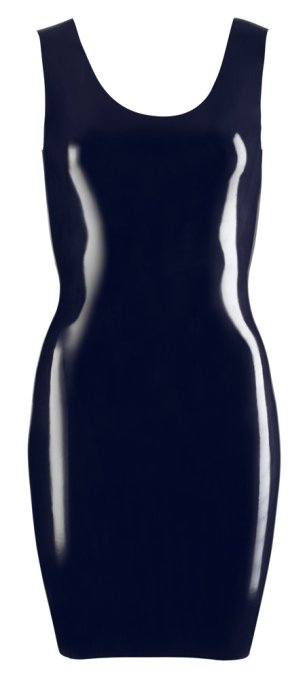 Robe wetlook Latex Irina - Noir