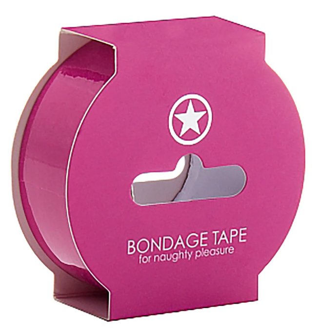 Ruban Adhésif Bondage Rose 17.5m