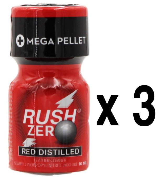 RUSH ZERO Red Distilled 10ml x3