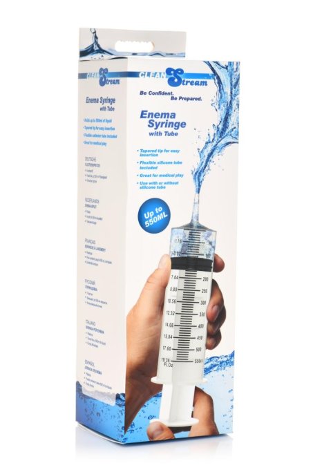 Seringue pour Eau et Lubrifiant Enema Syringe 550ml