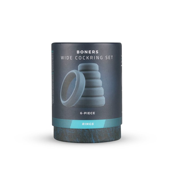 Set 6 cockrings silicone Boners