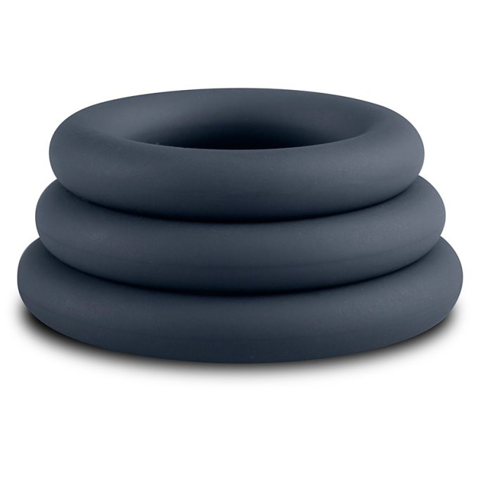 Set de 3 cockrings Boners Silicone 9mm