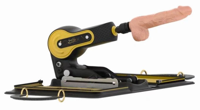 Sex Machine portable Fuck Bag Jaune avec valisette