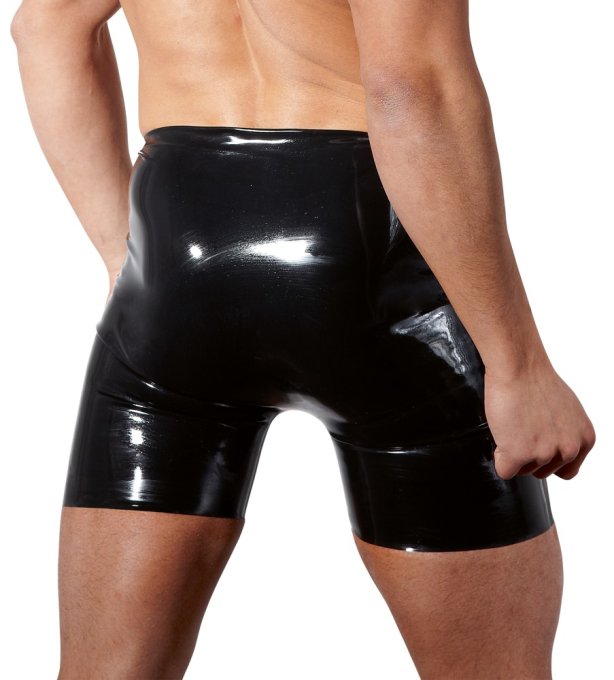 Short en latex avec Ouverture
