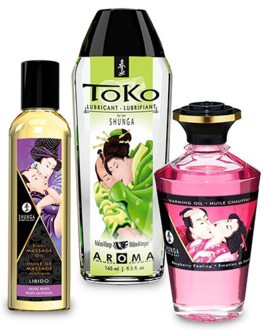 Kit de massage FRUITY KISSES Shunga