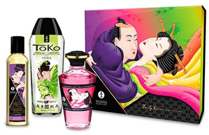 Kit de massage FRUITY KISSES Shunga