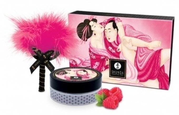 Poudre de Massage Délectable Émotion de framboise 75gr