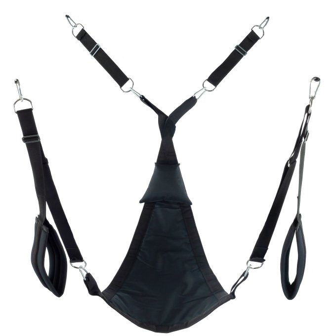 Sling en tissu Triangle - Set complet Noir
