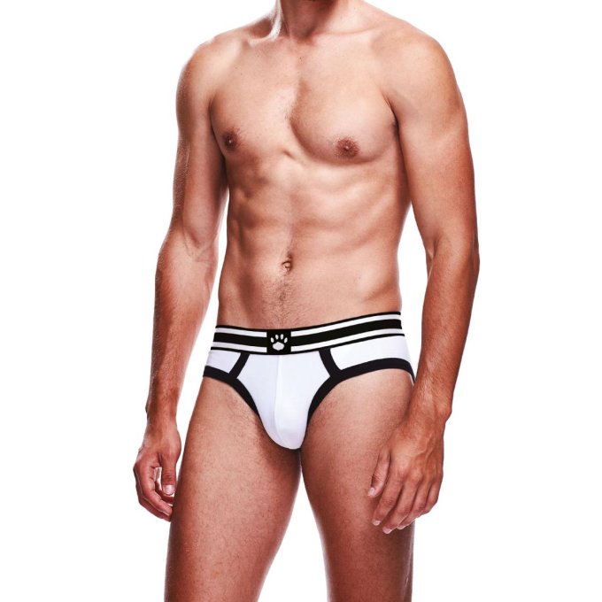 Slip Brief Prowler Blanc-Noir
