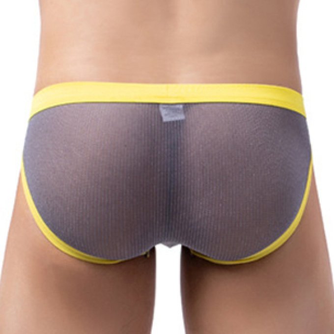 Slip Clipo Gris-jaune