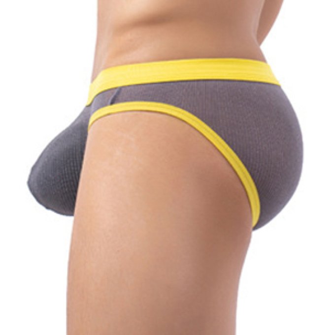 Slip Clipo Gris-jaune