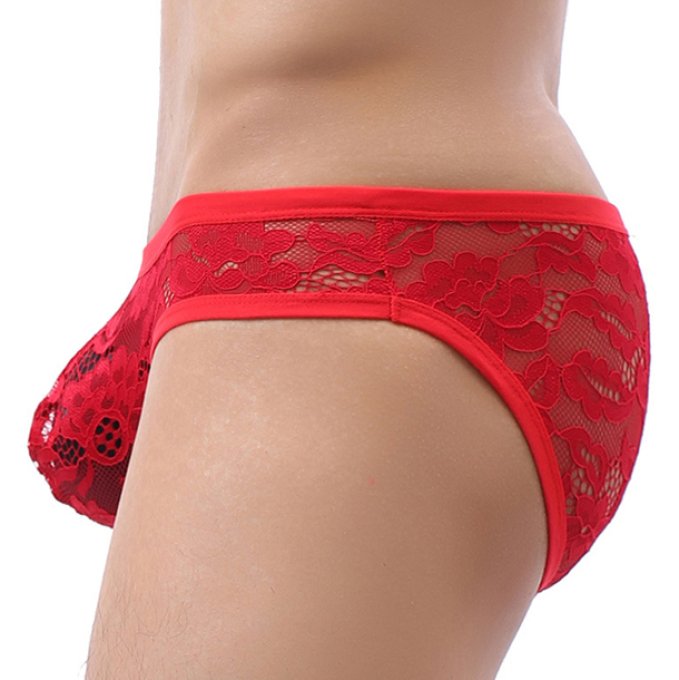 Slip en dentelle Floom Rouge