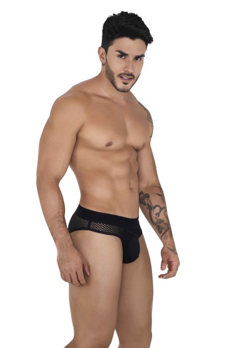 Slip Résille Swirl Noir