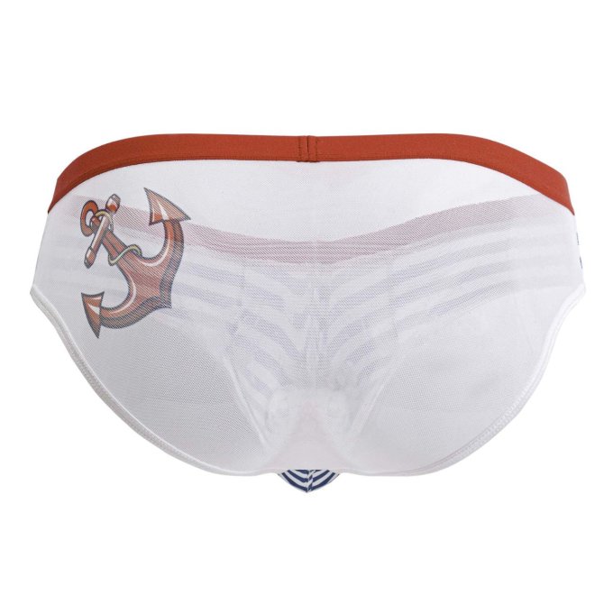 Slip Sailoris Blanc Navy