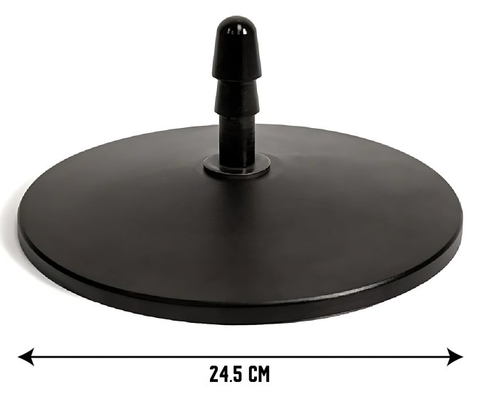 Socle lourd avec Vac-U-Lock Heavy Floor Noir