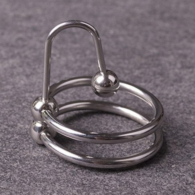 Sperm Stopper Double Ring 2.5cm - Diamètre 8mm