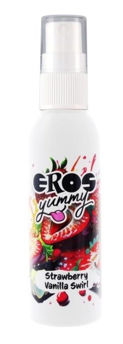 Spray Corporel à Lécher Yummy Fraise Vanille 50 ml