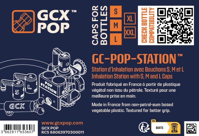 Station complète de diffusion pour Arôme POP-STATION