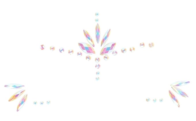 Stickers Strass Visage phosphorescent Glow Jewelry