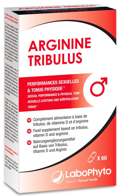 Stimulant Arginine / Tribulus - 60 gélules