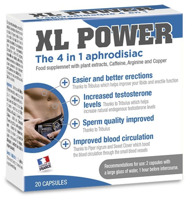Stimulant Erection XL Power 20 gélules