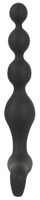 Stimulateur Beads Velvet 16.5 x 3.5 cm Noir
