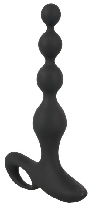 Stimulateur Beads Velvet 16.5 x 3.5 cm Noir