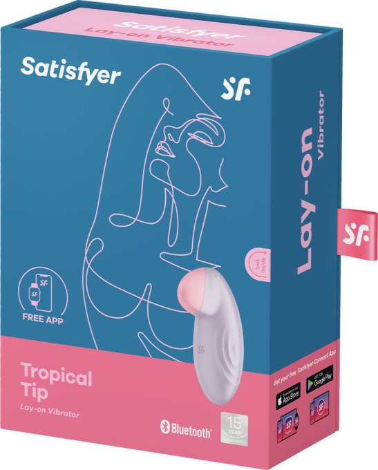 Stimulateur de clitoris connecté Tropical Tip Satisfyer
