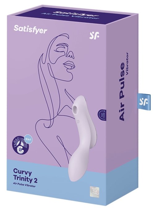 Stimulateur de clitoris Curvy trinity 2 Satisfyer