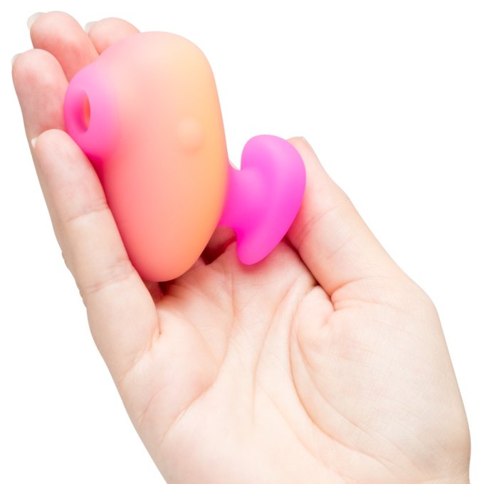 Stimulateur de Clitoris Kiss Orange et Rose